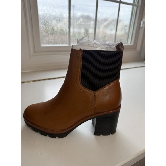 NEW Verney Weatherproof Ankle Boot Brown Leather Women's Sz US 7.5 $220 [jb] - Picture 15 of 16